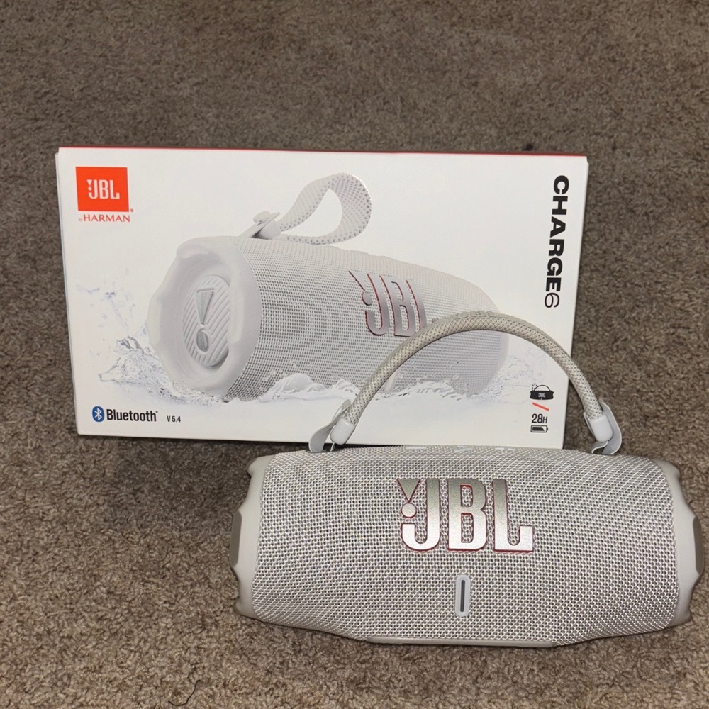 JBL Charge 6 Portable Speaker - Gray